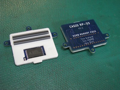 Casio RP-33 module redux, new 32K SRAM module | eBay