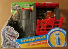 imaginext jurassic world stygimoloch and owen