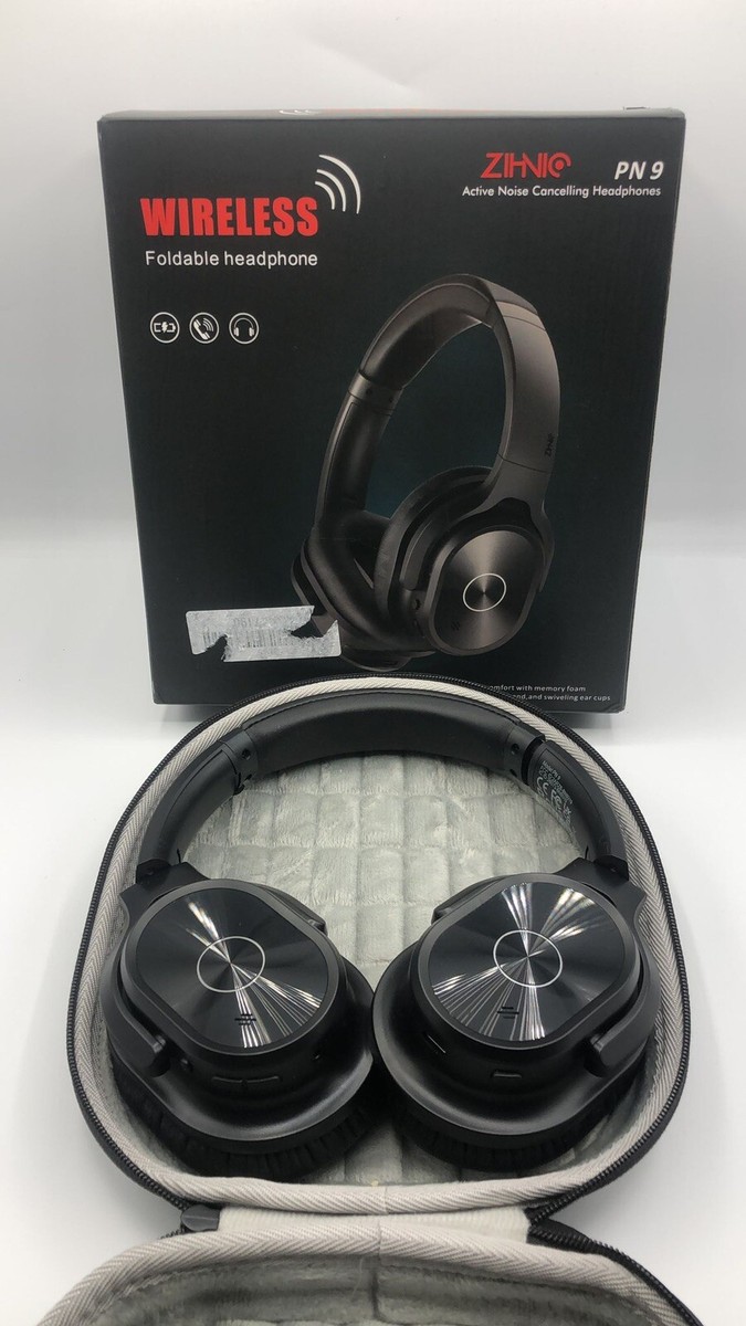 Zihnic Active Noise Cancelling Headphones, 40H Playtime Wireless