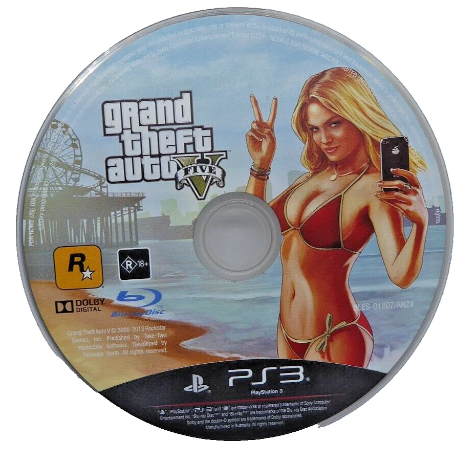 Grand Theft Auto 5 GTA V Sony PlayStation 3 PS3 - Disc Only | eBay
