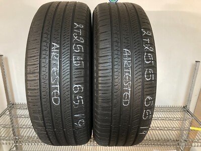 2 Tires 255 65 19 Pirelli Scorpion Zero LR A/S (5.50-6.00/32=61-66% Tread)