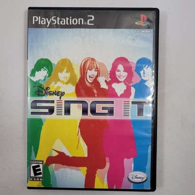 Disney Sing It (Sony PlayStation 2, 2008) With Case Good Condition