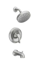 Moen 82466 Korek Single-Handle Rain Shower Tub  Shower Faucet with Valve Chrome