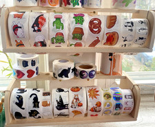 Retro Stickers Off The Roll: All the Cats Cat Stickers Only: You Choose 