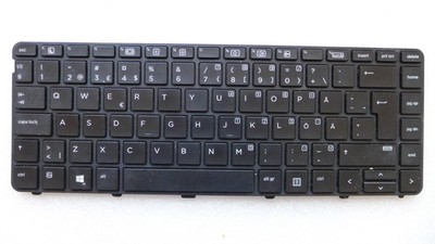   HP PROBOOK 645 G3 SWE FIN BLACK KEYBOARD 822340-B71 840791-B71 NORDIC