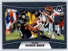 2025 Panini Mosaic Patrick Queen Bang! Insert Pittsburgh Steelers #12