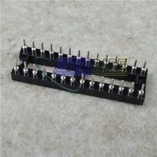 ONE DIP IC Sockets Adaptor Round hole 28pin Pitch 2.54mm NEW #rt
