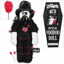Rob Zombie 10" VOODOO-DOLL  Official FREE KEY CHAIN!  NIB RARE!
