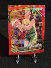 2025 Panini Prizm WNBA #127 Nika Muhl RED PANDORA /199