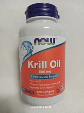 NOW FOODS Krill Oil 500 mg 120 Softgels
