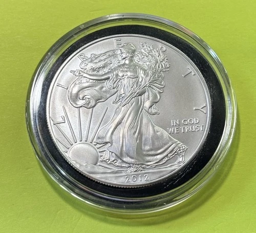 2012 Liberty American Eagle 1 OZ .999 FINE SILVER $1 Dollar Coin BEAUTIFUL 💯⭐️