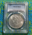 1887 Morgan Dollar - MS-63 PCGS