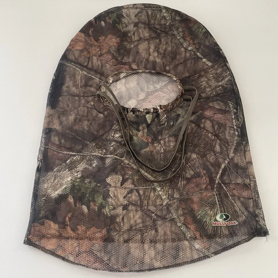 Mossy Oak Balaclava Hunting Hood Mask Camouflage Lightweight One Size - Image 4 of 4