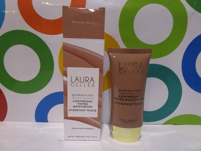 LAURA GELLER ~ QUENCH-N-TINT LIGHTWEIGHT TINTED MSTURIZR ~ MEDIUM/DEEP ~ 1.76 OZ