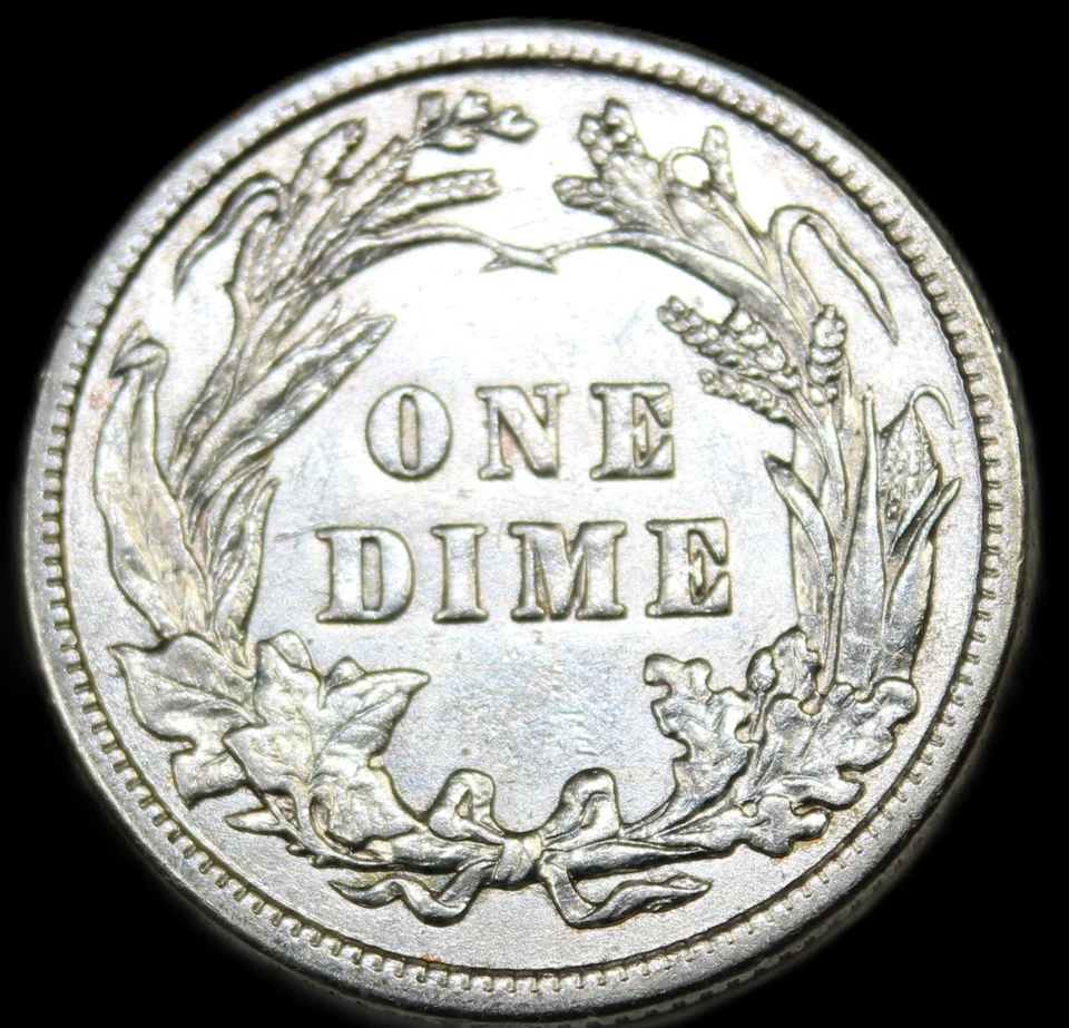 1913 p barber dime- choice uncirculated/ free shipping- jam581 - Image 4 of 4