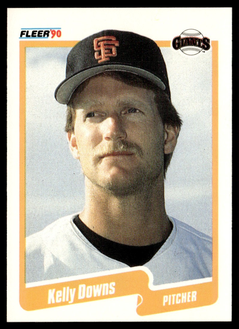 1990 Fleer Kelly Downs San Francisco Giants #55