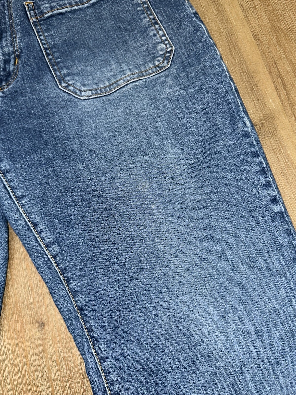 Universal Thread High Rise Flare Patch Pocket Blu… - image 9