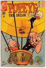 POPEYE # 96 (CHARLTON) (1969) WIMPY - BRUTUS - X-13 SPACEMAN -GEORGE WILDMAN art
