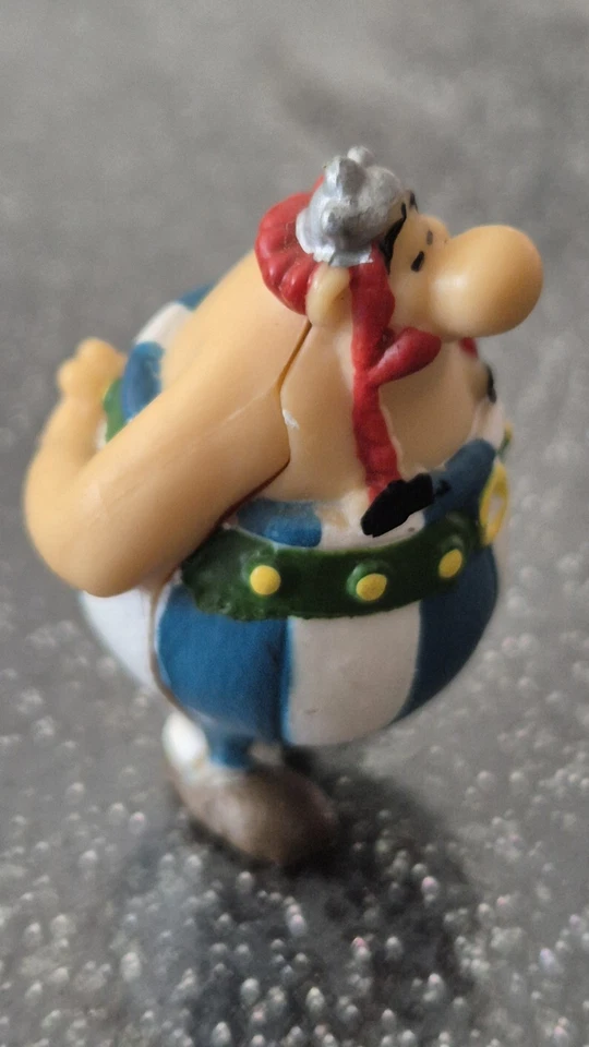 FIGURINE OBELIX SÉRIE ASTÉRIX PLASTOY GOSCINNY-UDERZO BRIDELIX 1999 - Photo 3/4