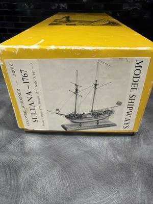 SHIPWAYS MODEL BOGOTA,N.J SULTANA-1767 SCHOONER