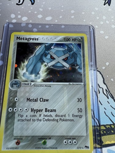Metagross Holo Rare Pop Series 1 Set Promo Pokemon Card 2/17 *Hard To Find Mint
