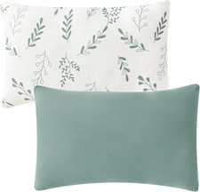 2 Pack Muslin Toddler Pillowcase for 13x18 Pillow, 100 Cotton Baby Pillow Case