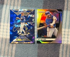 Jett Williams 2025 Panini Crusade Blue Cracked Ice Prizm & Prizm Silver Holo RC 