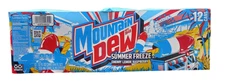 Mountain Dew Summer Freeze 12 Cans Cherry Lemon Raspberry Limited Edition Soda