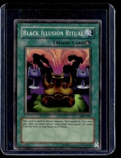 1996 Yu-Gi-Oh! TCG Foil Black Illusion Ritual #MRL-051