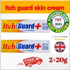 2 x 20 G Itch Guard Plus Skin Cream Jock Itch Infections Athletes Foot UK