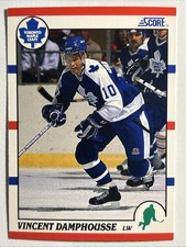 1990-91 90/91 Score American Hockey #95 Vincent Damphousse Toronto Maple Leafs