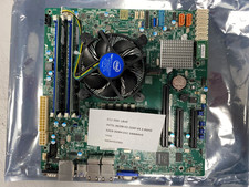 Supermicro X11SSH-LN4F + Xeon E3-1220 v6 3.00GHz + 2x 16gb DDR4 2400 + Heatsink