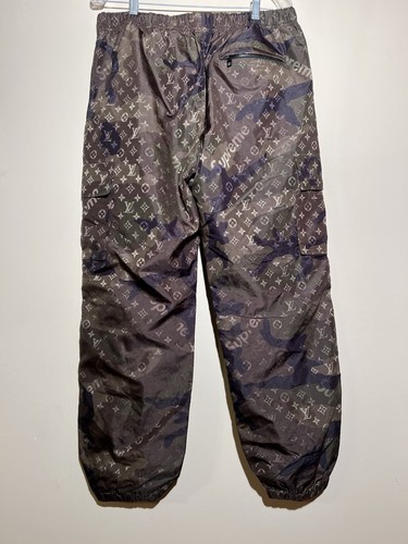 LOUIS VUITTON SUPREME Cargo Jogger Track Pants Camouflage 42 - Picture 2 of 8