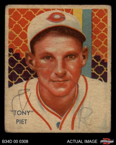 Tony Piet #72 1935 Diamond Stars card