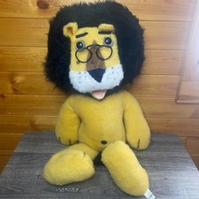 Vintage 70s Animal Fair Hubert The Lion Harris Bank Trust Plush Stuffed Toy
