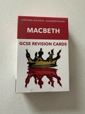 Oxford School Shakespeare GCSE Macbeth Revision Cards by Graham Elsdon Cards Boo