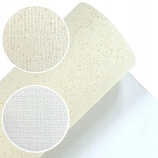 Rotolo di tela di cotone 280 g/m² 1,05 m x 10 m bianco per pittura artistica innescata