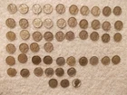 50 (ROLL) LOT MERCURY & ROOSEVELT DIMES 90% SILVER + 3 BONUS COINS
