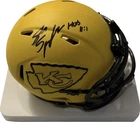 Kansas City Chiefs Steve Spagnuolo Signed Rave Mini Helmet JSA Certified
