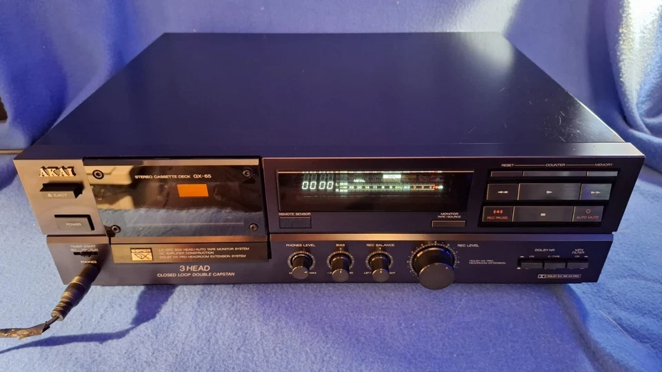 Akai  Tapedeck  GX - 65    Funktioniert einwandfrei 👌👍🎉✨🎶 - Bild 4 von 4