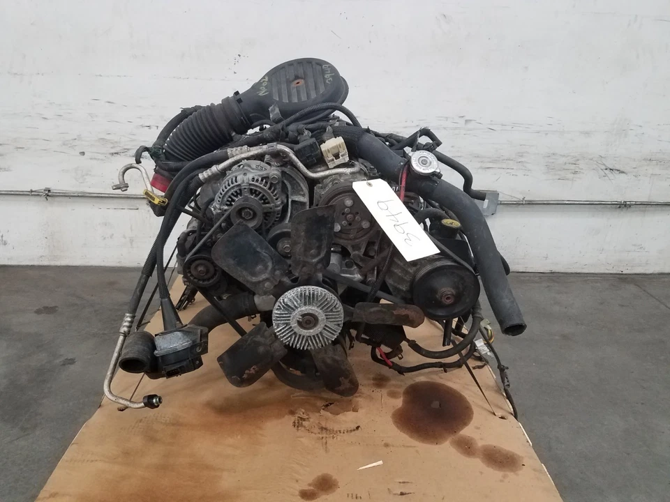 2001 Dodge Dakota R/T 5.9L 360 V8 двигатель #3949 o4 Бесплатная доставка - Изображение 2 из 4