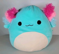 Squishmallows Plush 14 inch Anastasia Fuzzy Ear Axolotl Squishmallow Kellytoy