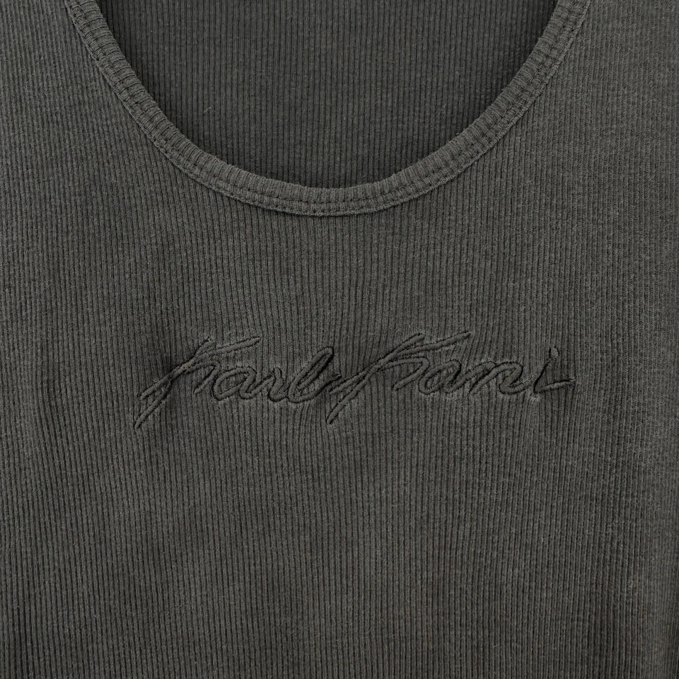 Camisa Karl Kani De Colección Para Hombres XL Negra Camiseta sin Mangas Hip Hop Años 90 Rap Foto 2 de 4