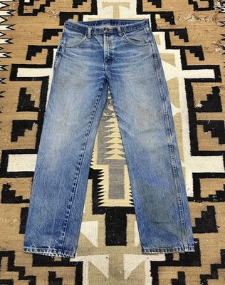 Vintage Rustler Jeans Blue Pants Western Faded Denim Tagged 30x30 - Image 1 of 4
