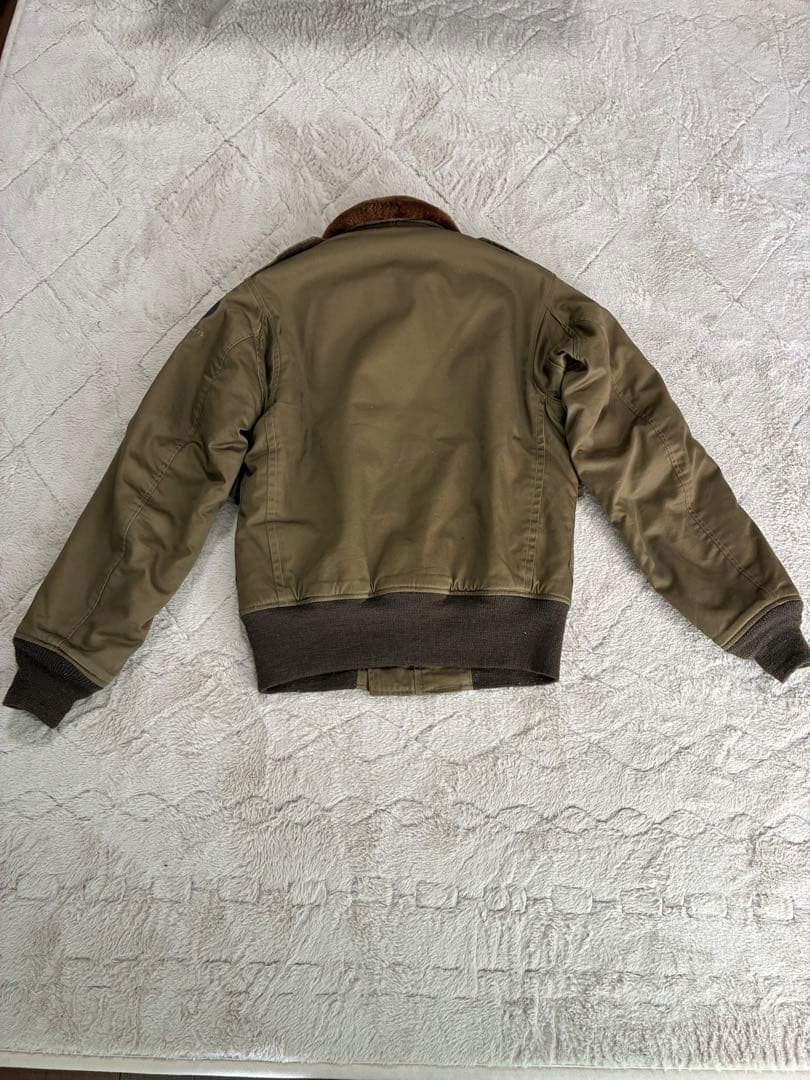 Buzz Rickson's Type B-10 Flight Jacket Wool Alpac… - image 12