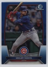 2023 Bowman Chrome Blue Refractor 95/150 Miguel Amaya #56 0q3