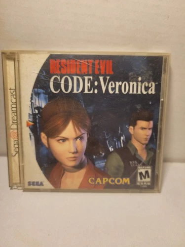 Resident Evil -- CODE: Veronica (Sega Dreamcast, 2000) Tested Cib Case Damage