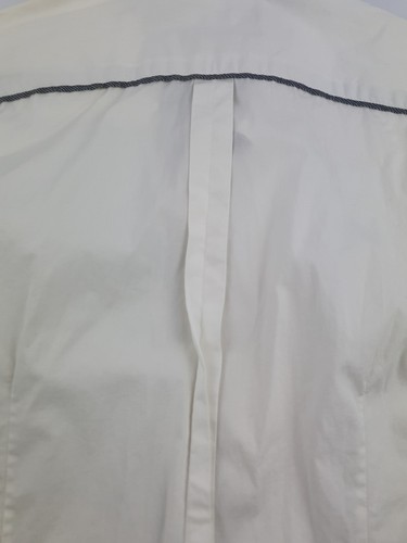Calibre Men's XS Slim Fit Dress Shirt White with Contrast Trim European Fabric - Picture 11 of 14