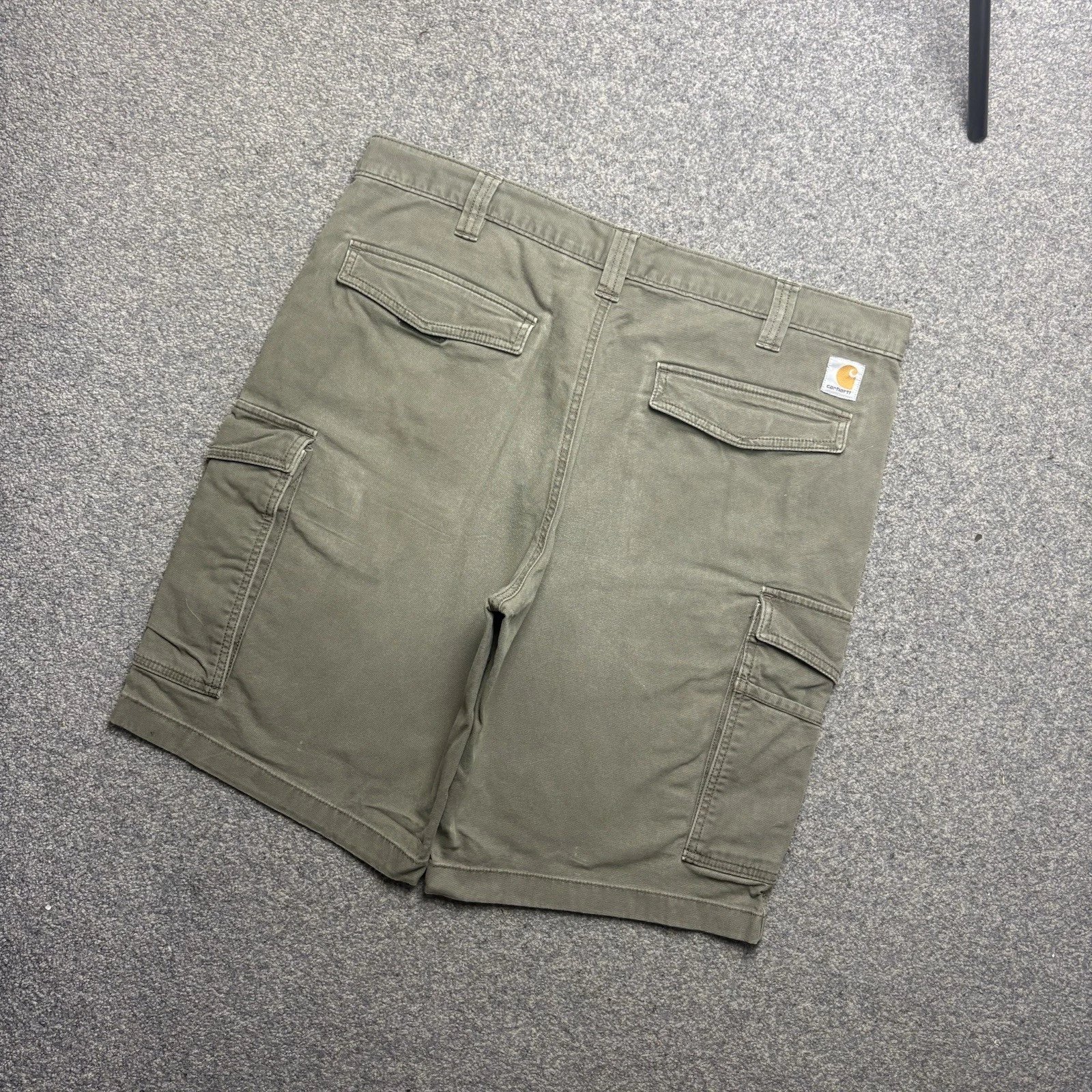 Carhartt Men’s Khaki Green Relaxed Baggy Cargo Shorts W38 Work Utility Y2K -1223
Opens in a new wind