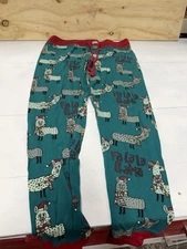 Lazy One "Fa La La Llama" Christmas pajama pants made of 100% preshrunk cotton L